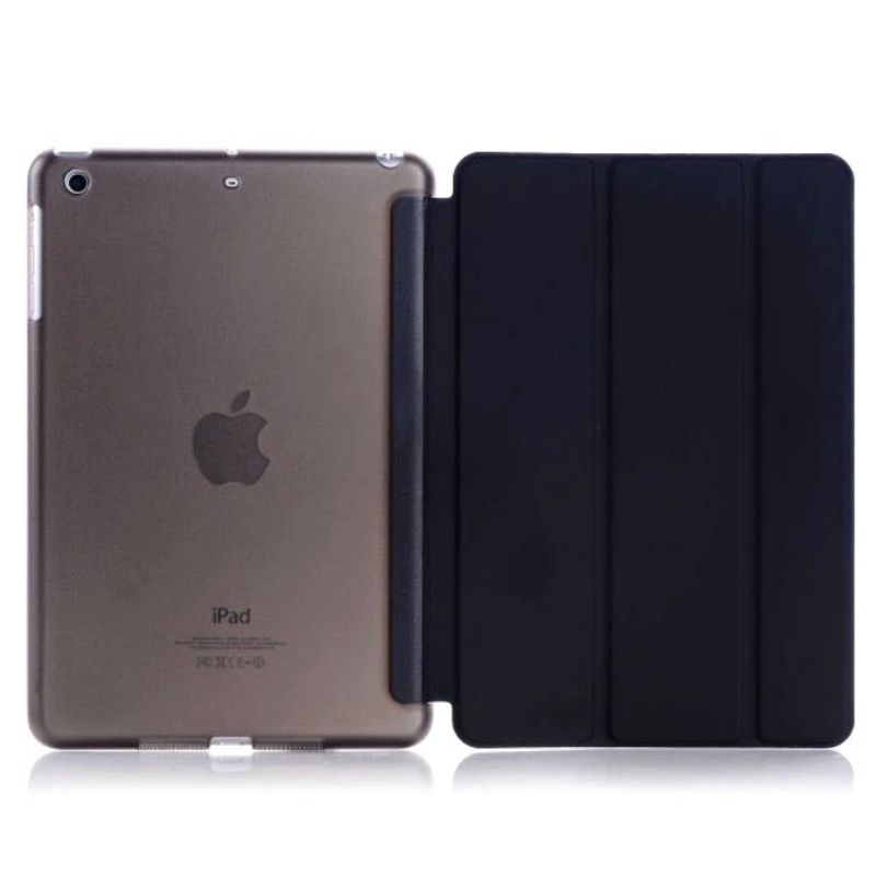 Capa Smart Cover com Fundo Transparente para IPad Mini - Preto