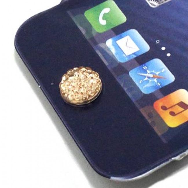 Button Sticker para Apple - Dourado