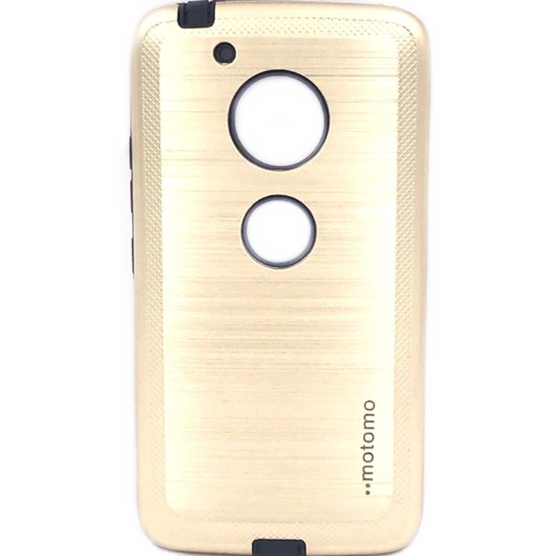 Capa Anti Choque Motomo Lisa para Motorola Moto E4 - Dourado