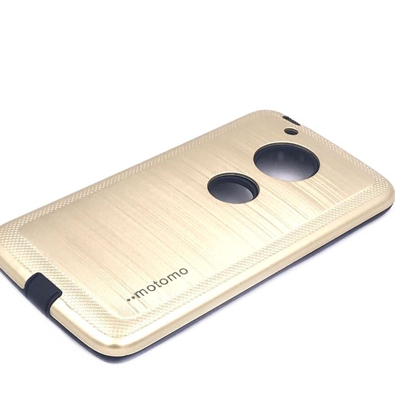 Capa Anti Choque Motomo Lisa para Motorola Moto E4 - Dourado