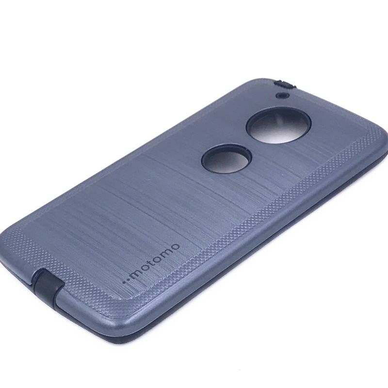 Capa Anti Choque Motomo Lisa para Motorola Moto E4 - Azul Marinho