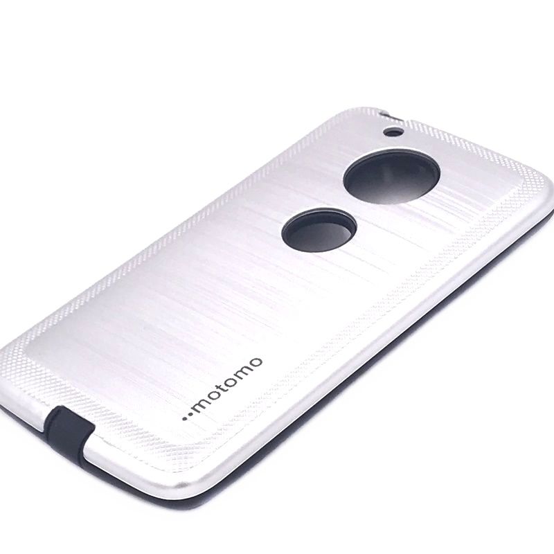 Capa Anti Choque Motomo Lisa para Motorola Moto E4 - Prata