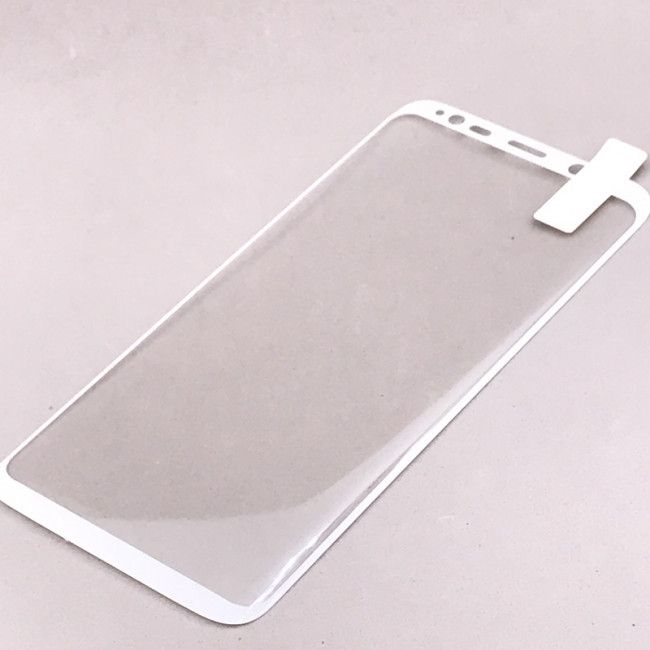 Película de Vidro Temperado Color Baseus 3D Arc para Samsung Galaxy S8 - G950 - Branco