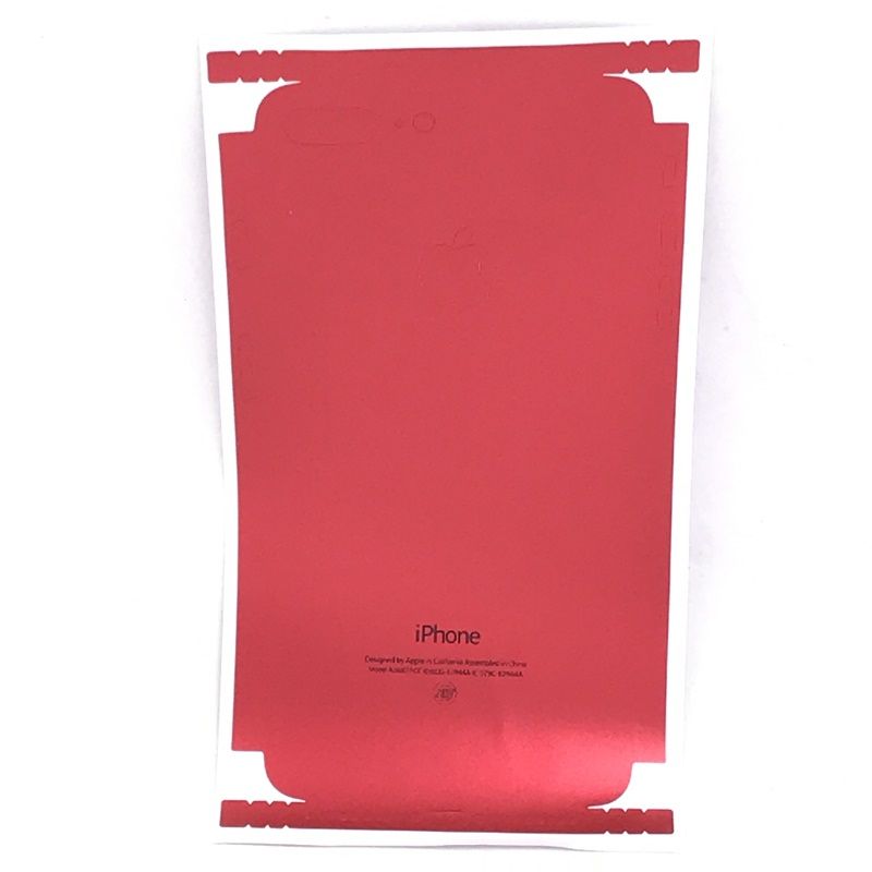 Película Traseira Adesiva para IPhone - Vermelho