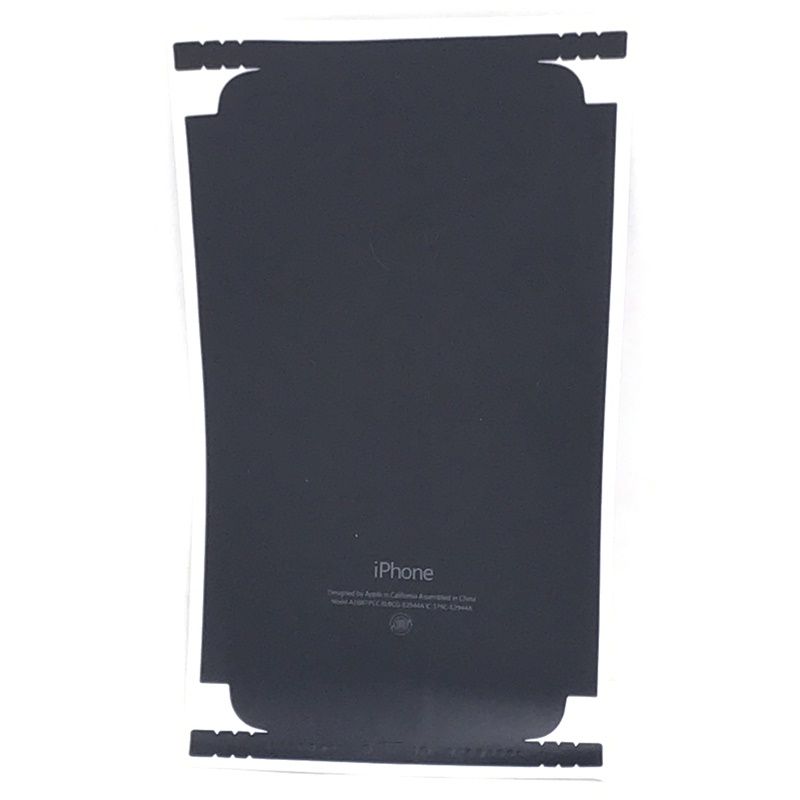 Película Traseira Adesiva para IPhone - Preto