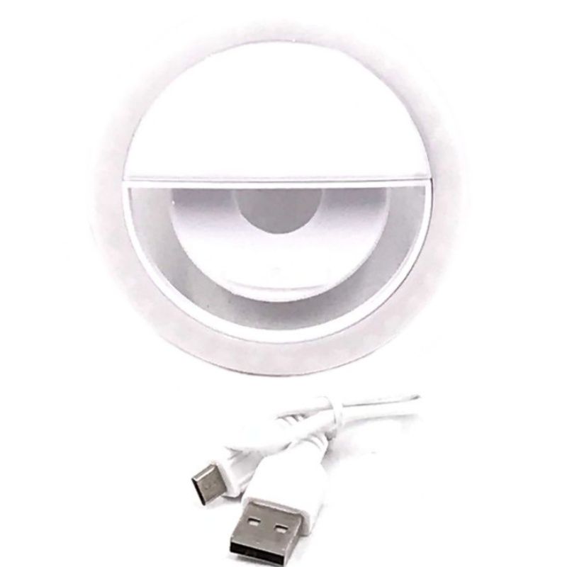 Selfie Ring Light para Smartphone DC/B3A - Branco