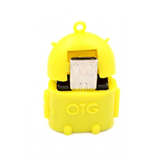 Conector OTG Android para Usb V8 - Amarelo
