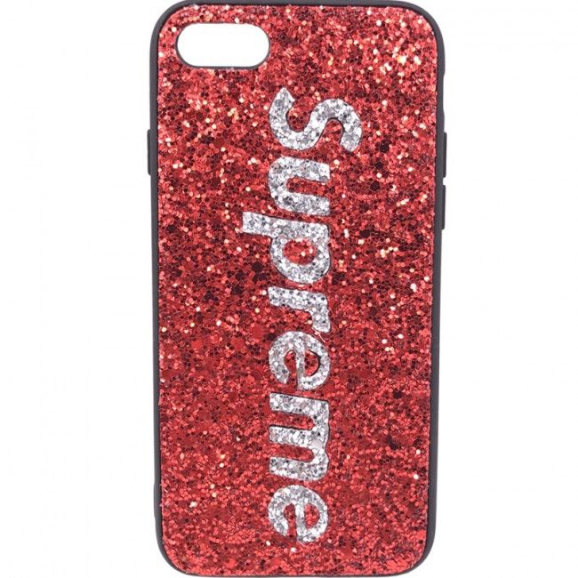 Capa Supreme Glitter - Vermelho