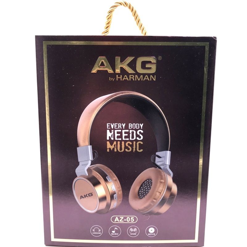 Fone de Ouvido sem Fio Bluetooth H. AZ-05 - Dourado