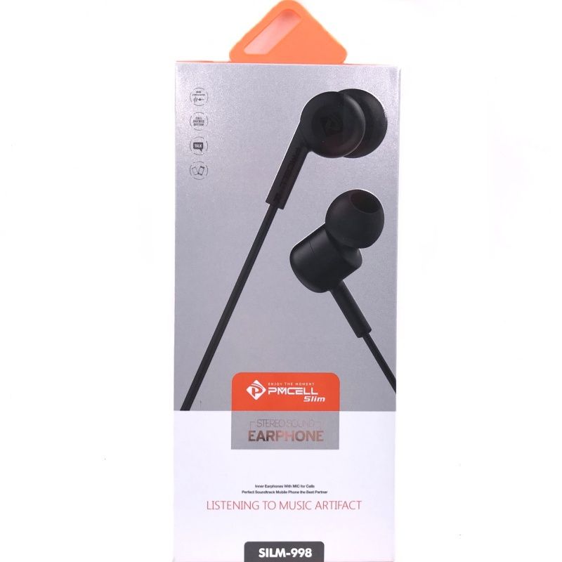 Fone de Ouvido PMCell Slim-998 - Branco