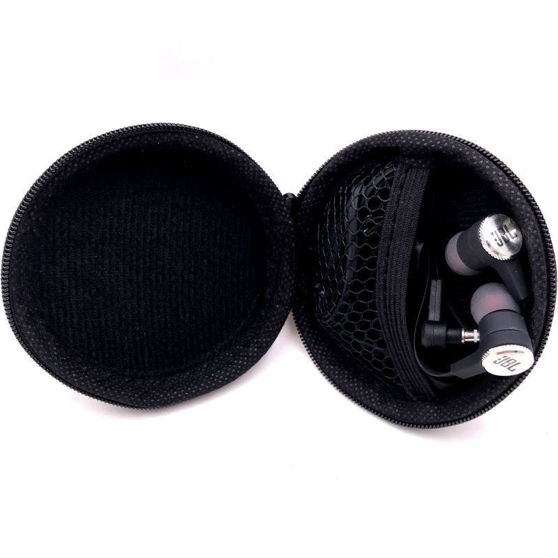 Fone de Ouvido JBL Estojo Case Redonda - Preto
