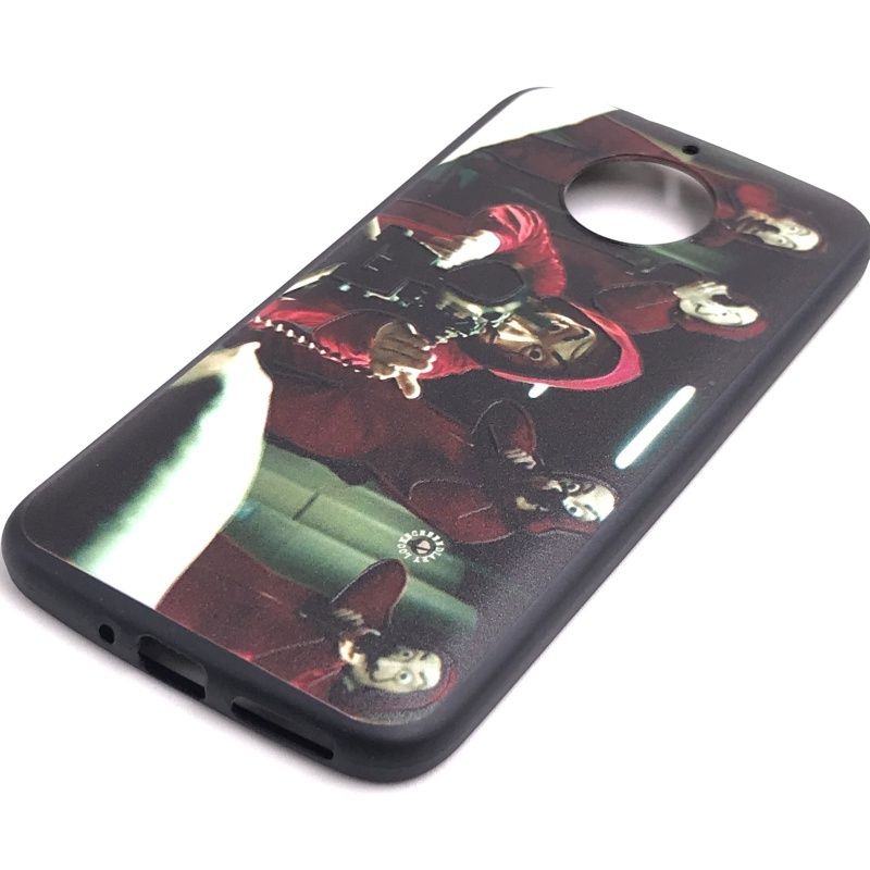 Capa Cinema - La Casa de Papel Metralhadoras para Motorola Moto G5 Plus