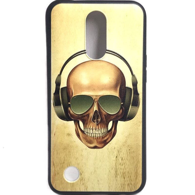 Capa Cinema - Skull Headphone para LG K10-17