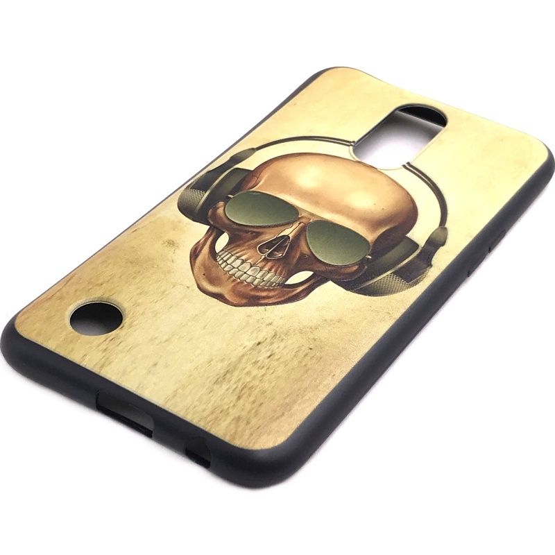 Capa Cinema - Skull Headphone para LG K10-17