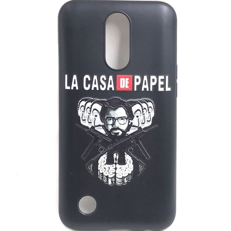Capa Cinema - La Casa de Papel Profesor Cerebro para LG K10-17