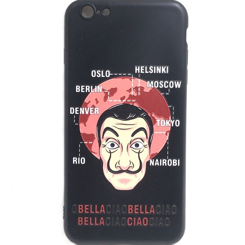 Capa Cinema - La Casa de Papel Cérebro Bella Ciao para IPhone 6 Plus