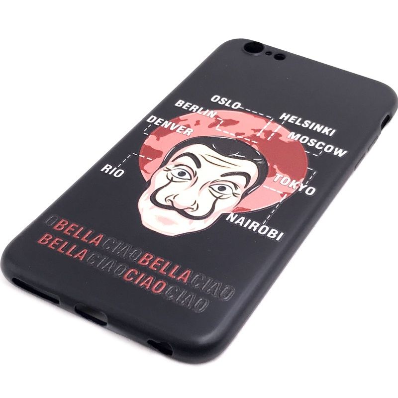 Capa Cinema - La Casa de Papel Cérebro Bella Ciao para IPhone 6 Plus