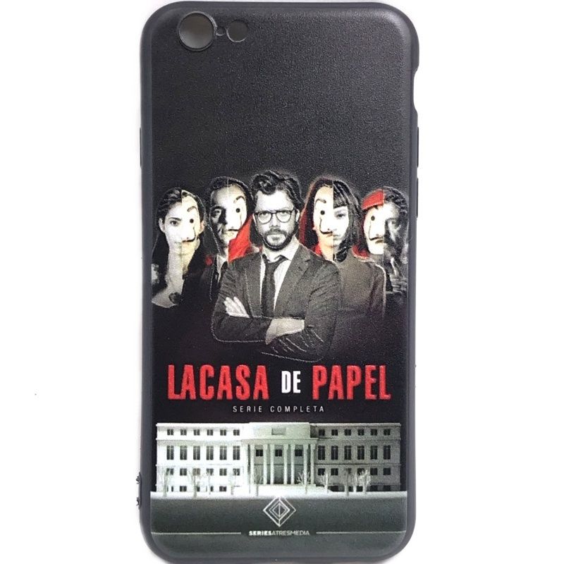 Capa Cinema - La Casa de Papel Meio a Meio para IPhone 6G/6S