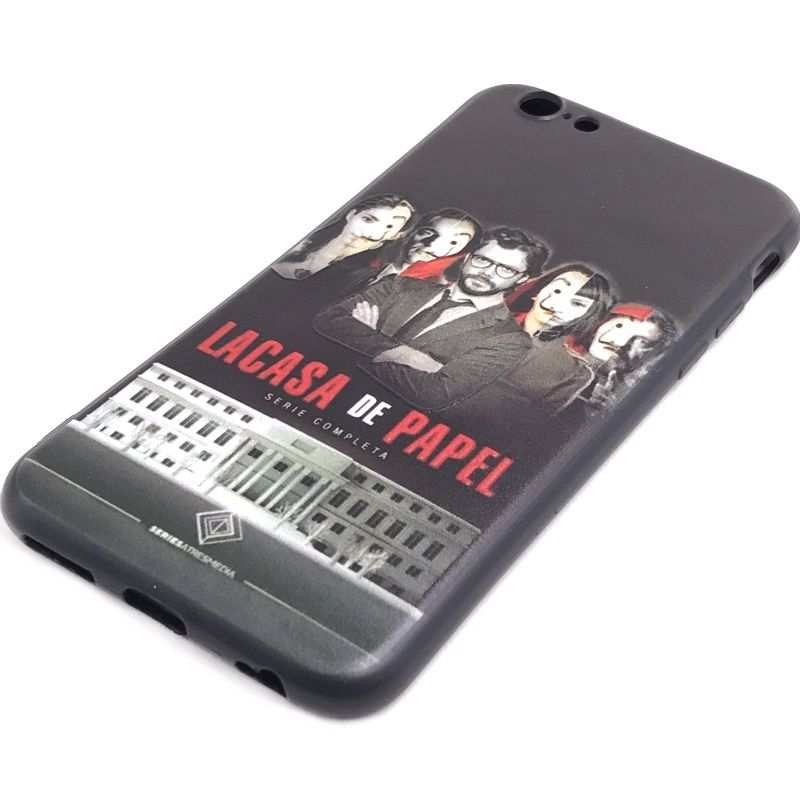 Capa Cinema - La Casa de Papel Meio a Meio para IPhone 6G/6S