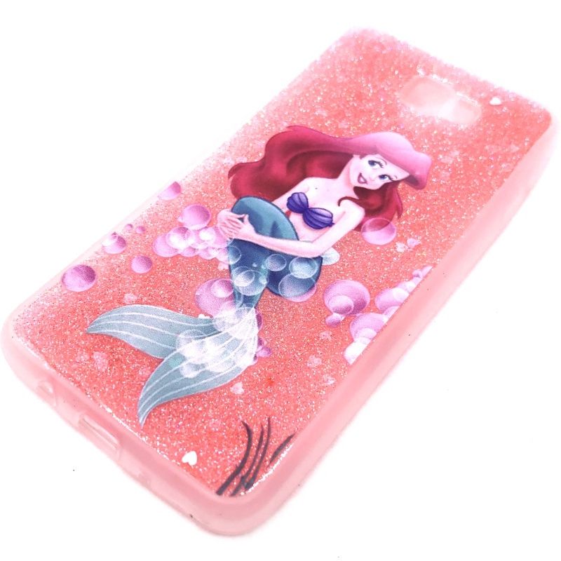 Capa Glitter Estampada - Ariel