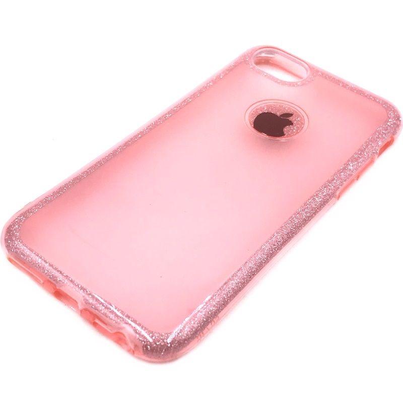 Capa Maçã Glitter Rosê para IPhone 6G/7G