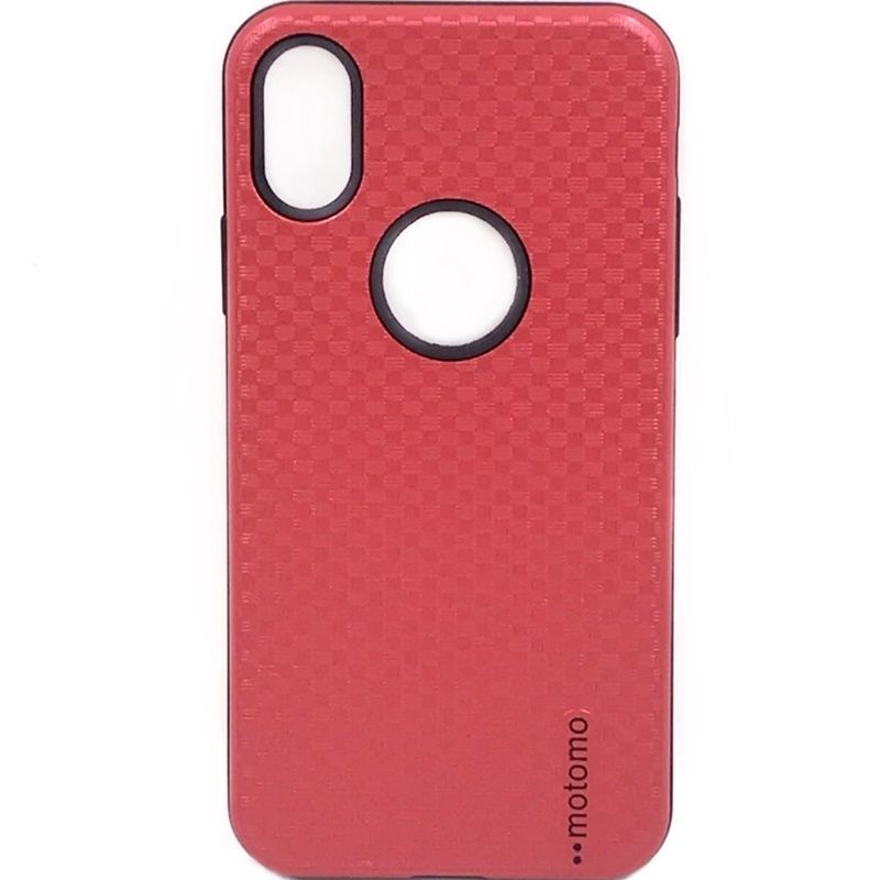 Capa Anti Choque Motomo Xadrez - Vermelho