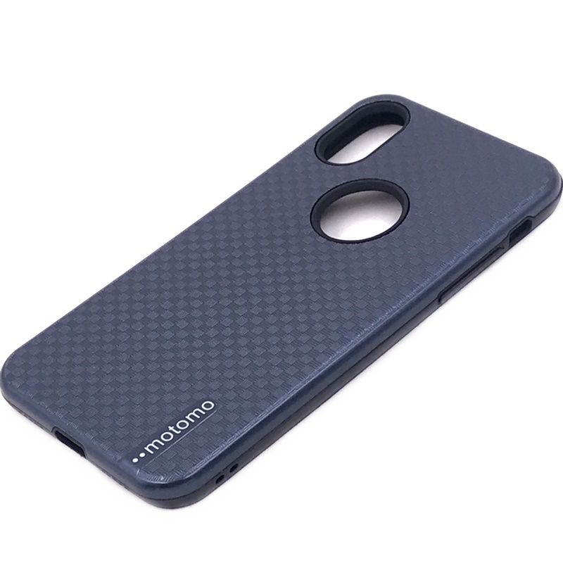 Capa Anti Choque Motomo Xadrez - Azul Marinho