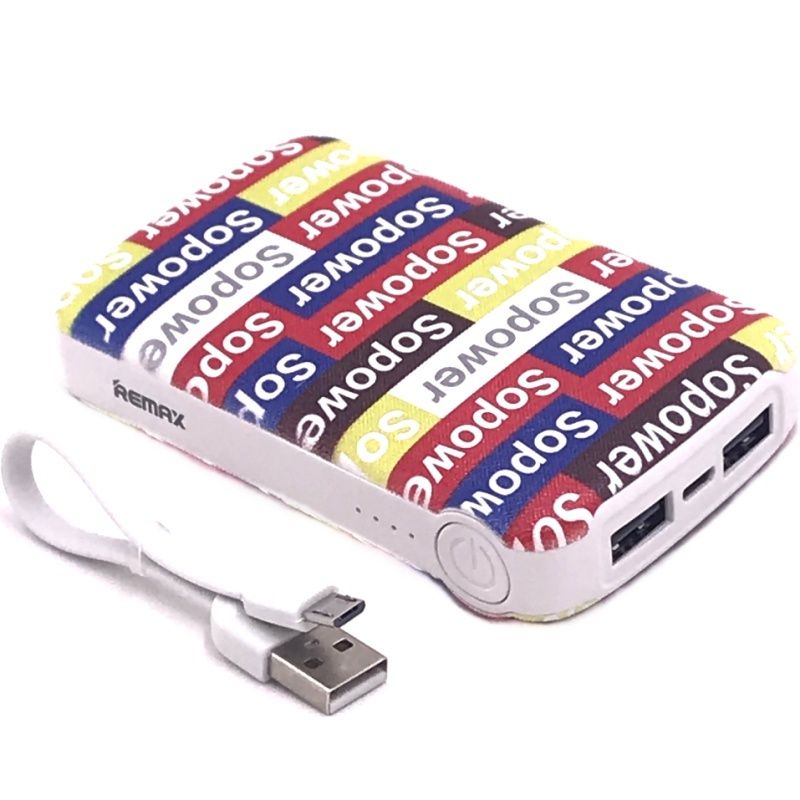 Bateria Extra Portátil Universal Power Bank Remax RPP-70 Dual Usb - 10000mAh - Sopower