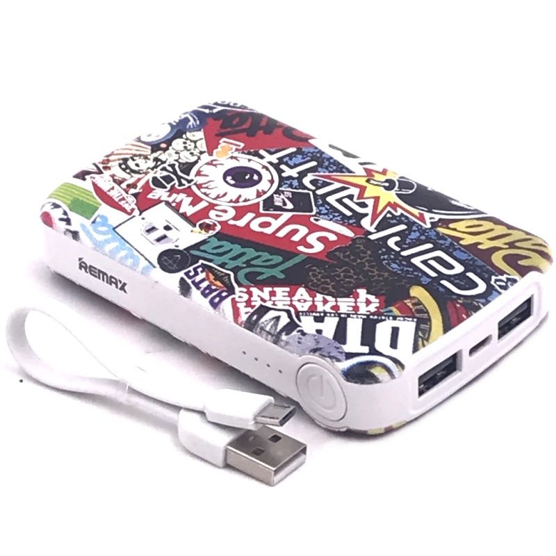 Bateria Extra Portátil Universal Power Bank Remax RPP-70 Dual Usb - 10000mAh - Eye Supremine