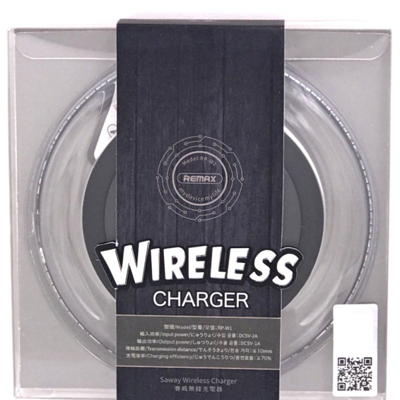Base Carregadora QI Charger Remax RP-W1 - Preto