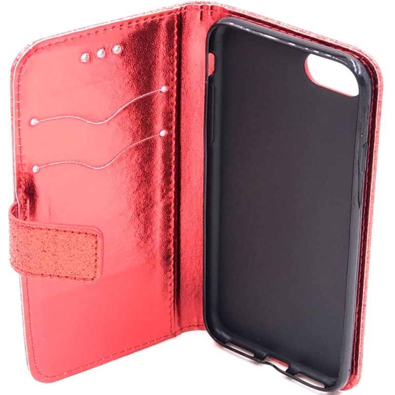 Capa Carteira Nova - Amar Vermelho para IPhone 7G/8G