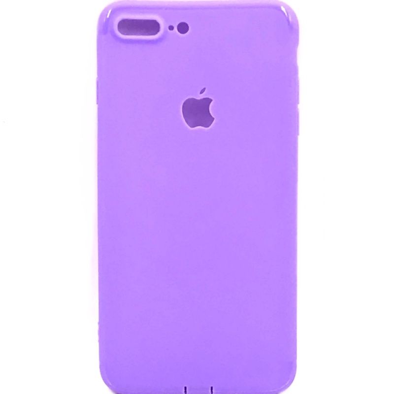 Capa Maçã Colorida Lilás para IPhone 7 Plus/8 Plus 