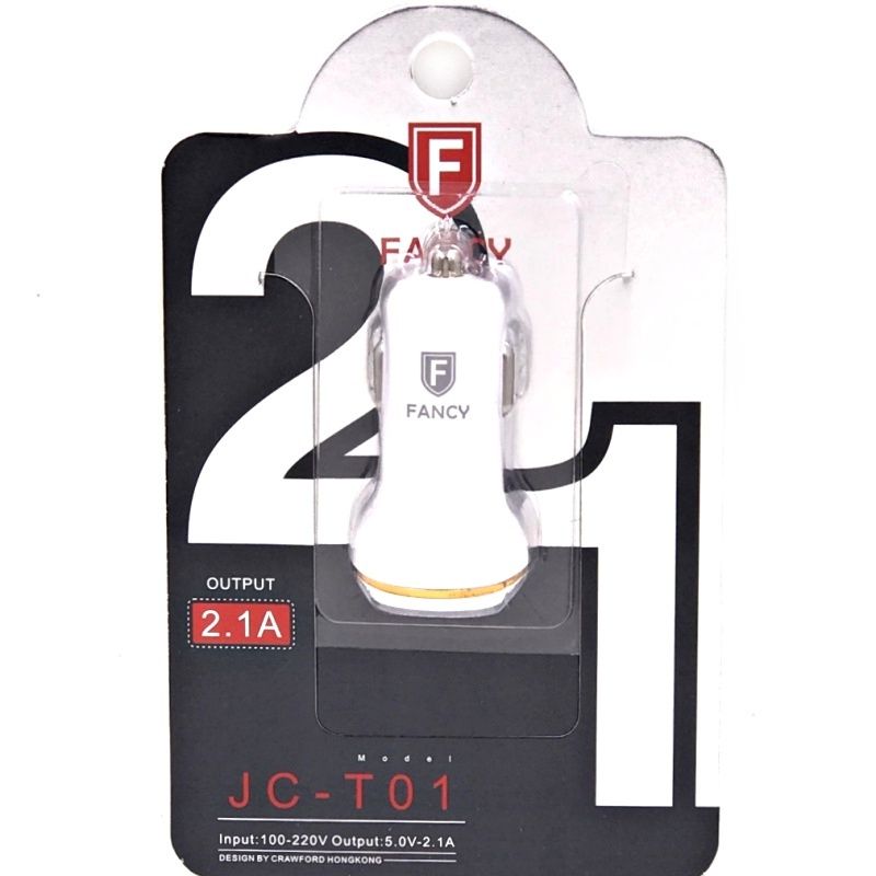 Carregador Veicular Fancy Usb Duplo Universal - JC-T01