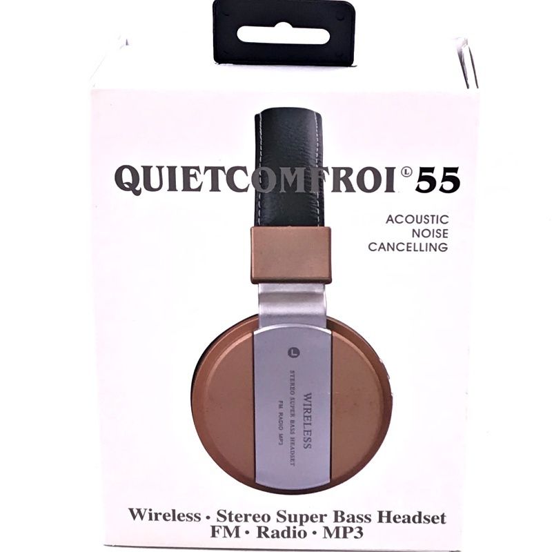 Fone de Ouvido Bluetooth MP3 55 - Prata