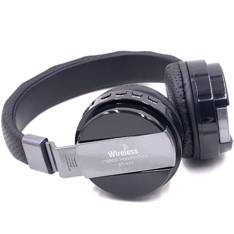 Fone de Ouvido Bluetooth 431 - Preto com Prata
