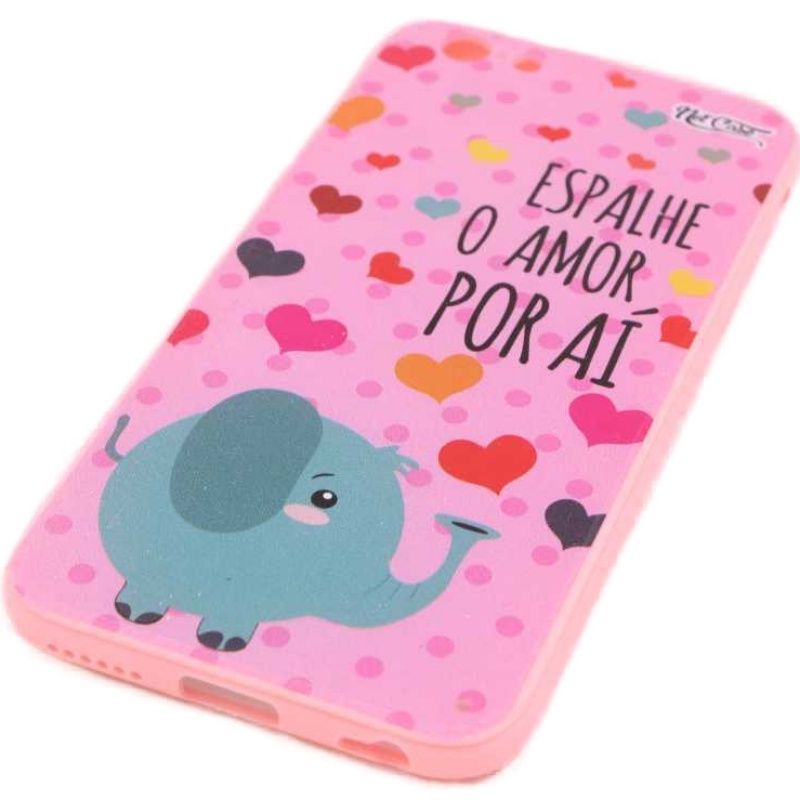 Capa NetCase Acrílica Fosca Chapada Espalhe o Amor Por Aí para IPhone 6/6S