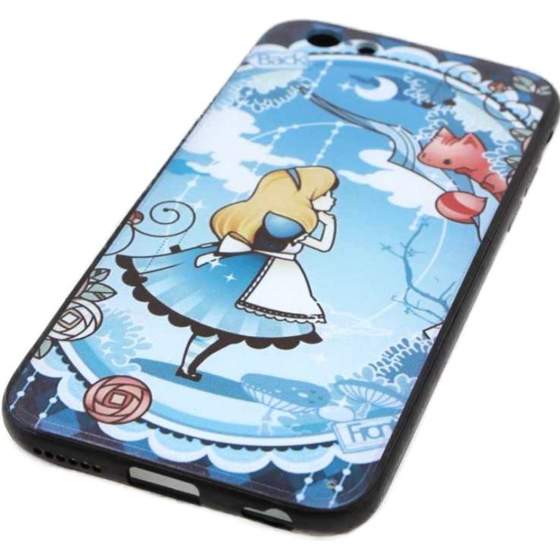 Capa NetCase Acrílica Fosca Chapada Alice in Wonderland para IPhone 6/6S