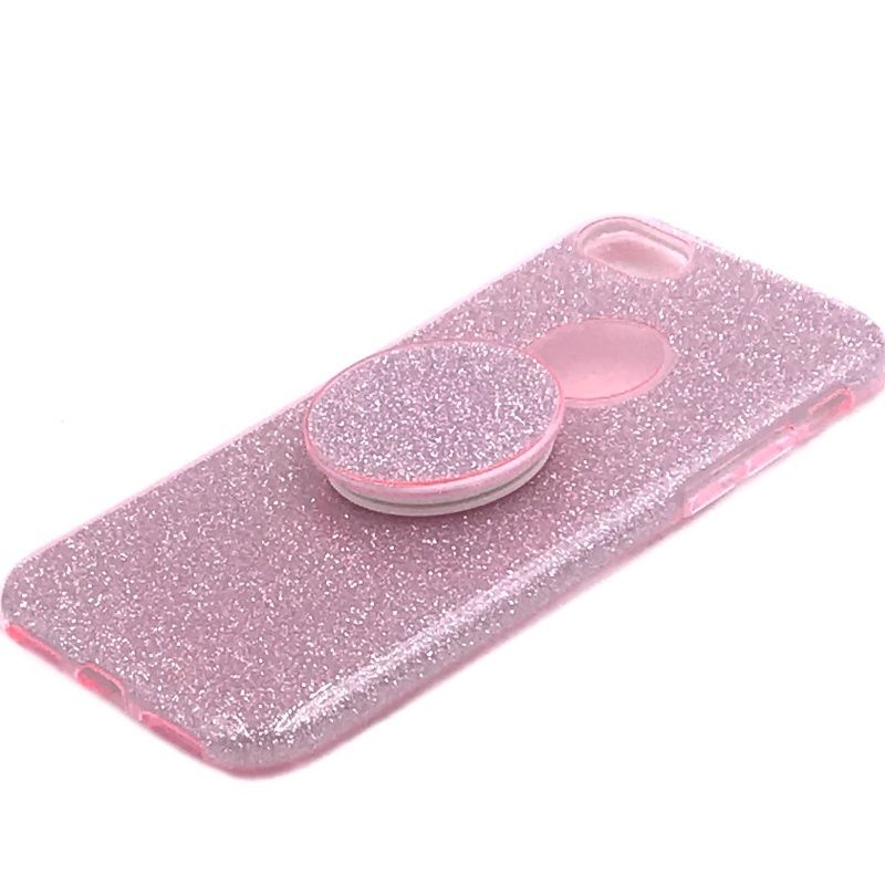 Capa Glitter Suporte - Rosa