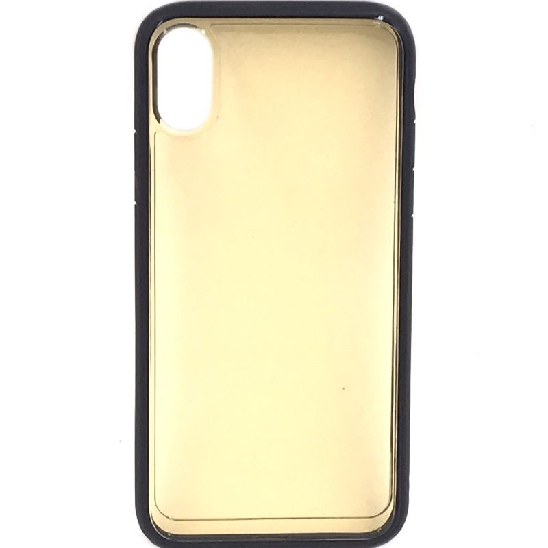 Capa Lateral Color para IPhone X/XS - Amarelo com Preto