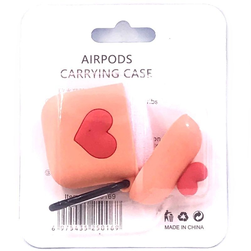 Case para Airpods - Coração Coral