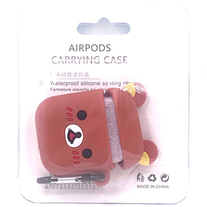 Case para Airpods - Rilakkuma Marrom Claro