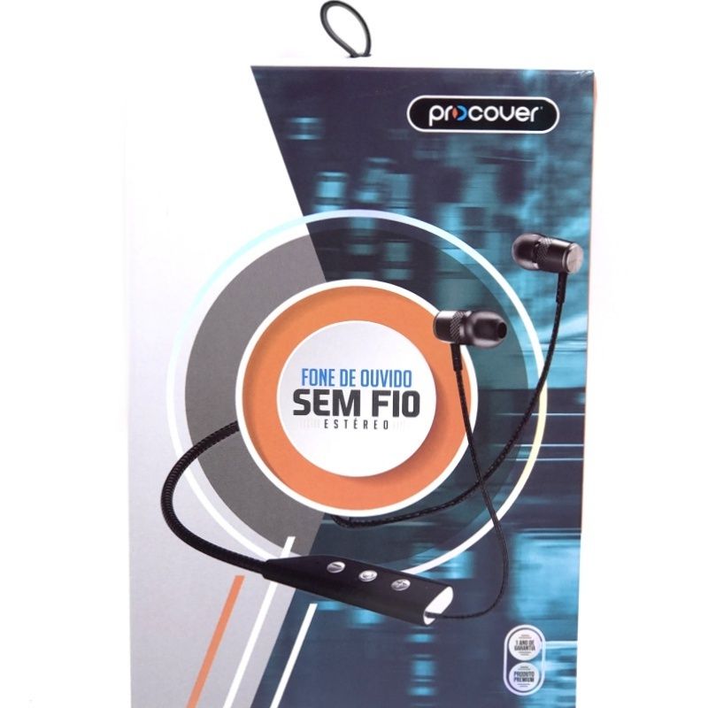 Fone de Ouvido Bluetooth Procover PC012 - Preto