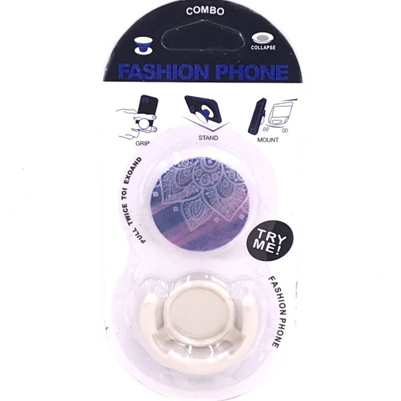 Suporte Pop Socket - Flor de Lótus Renda