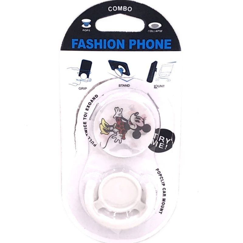 Suporte Pop Socket 3D - Minnie Mouse
