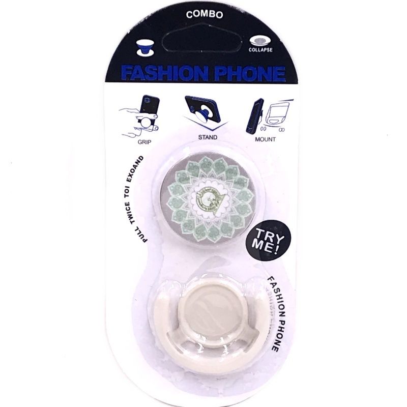 Suporte Pop Socket - Green Religious Mandala