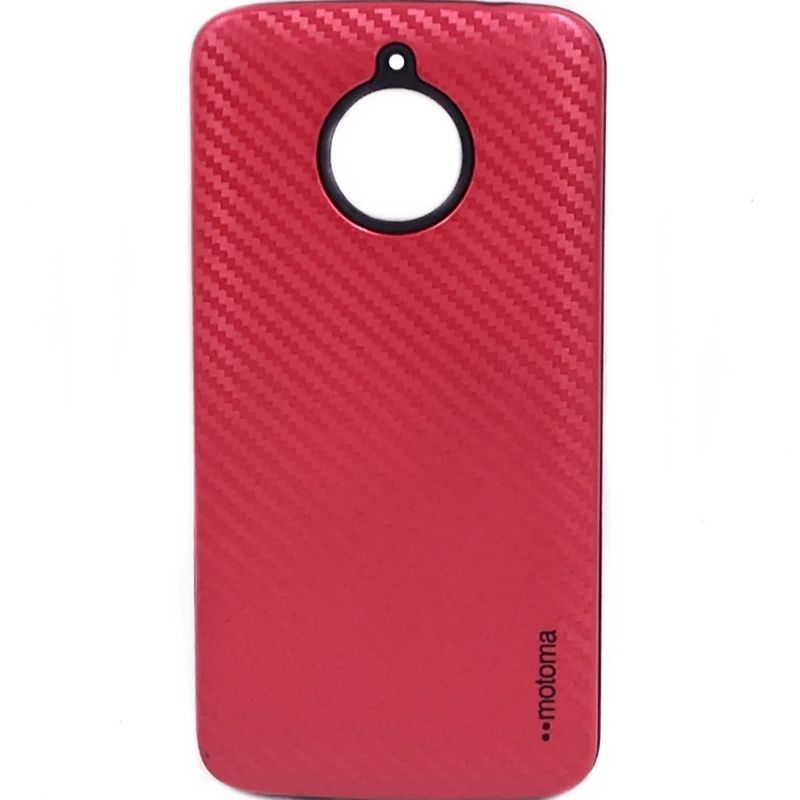 Capa Anti Choque Motoma Pixels para Moto E4 Plus - Vermelho