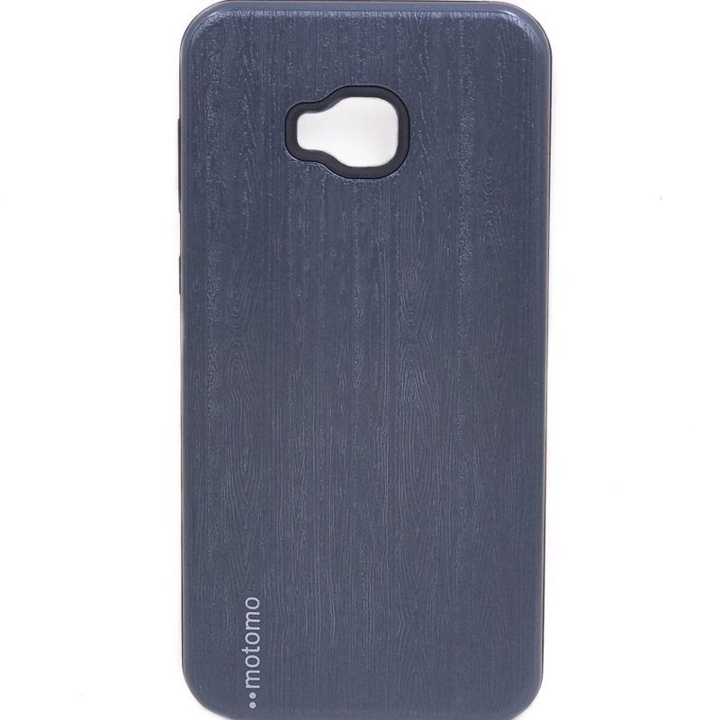Capa Anti Choque Motomo Madeira para Zenfone 4 Selfie Pro - Azul Marinho