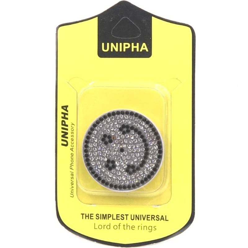 Suporte Pop Socket Strass - Flower Smile