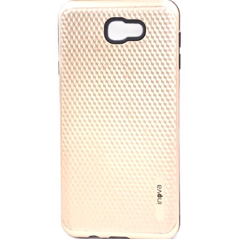 Capa Anti Choque Inova Pixels para Samsung Galaxy J7 Prime - Dourado