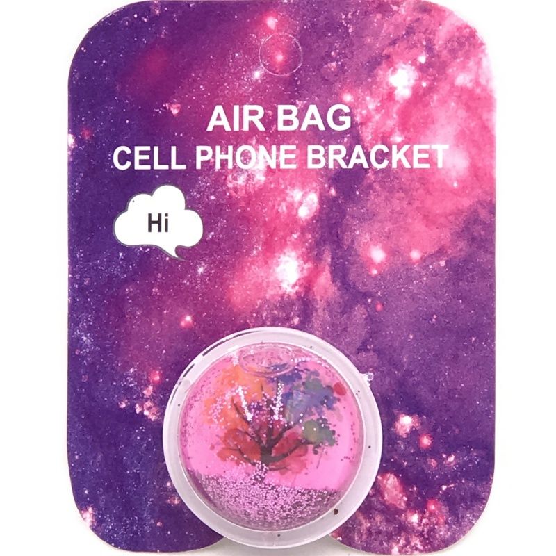 Suporte Pop Socket Água Glitter - Lilás